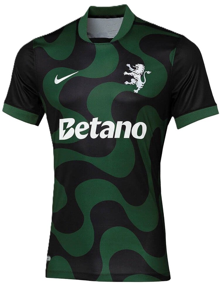 Camisa II Sporting Lisboa 2025 2026 Away Preta